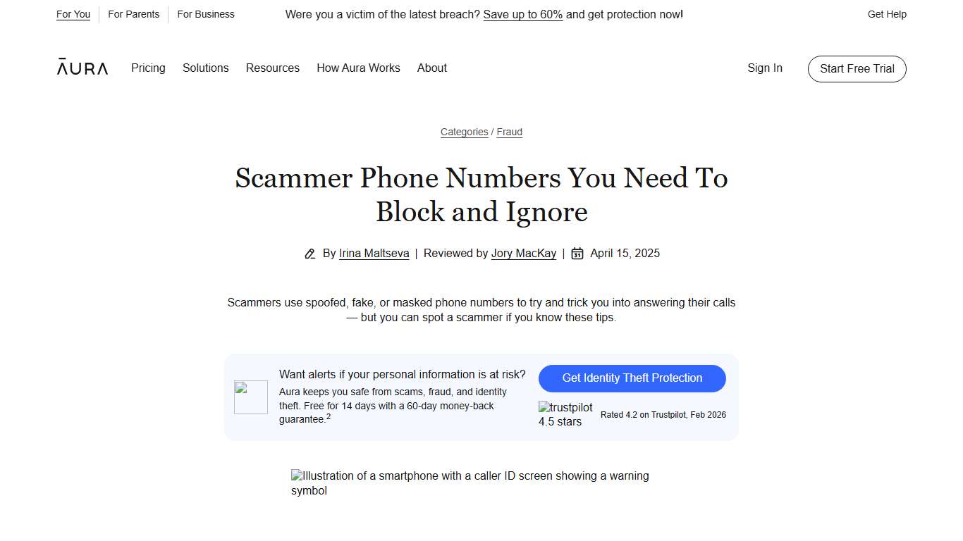 Scammer Phone Numbers You Need To Block and Ignore